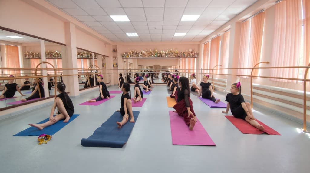 Students in a professional training session