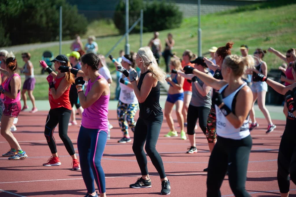 Outdoor Zumba Class